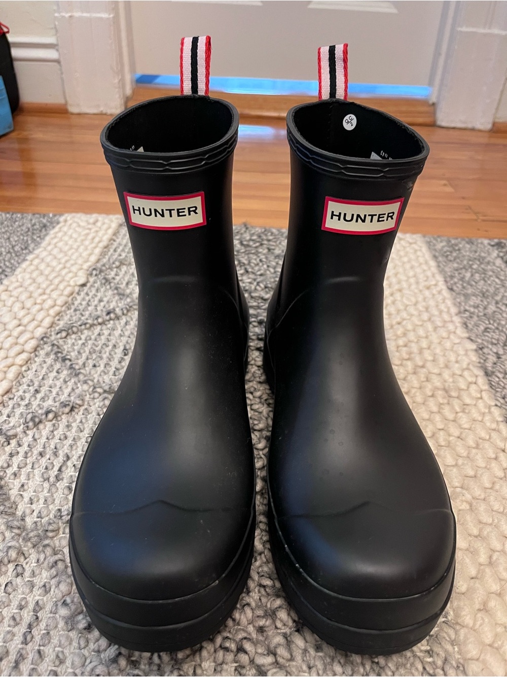 Hunter Play Black Short Rain Boots